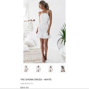 Two Sisters the Label - The Shona Dress - White. NWT. Size 2/x-small